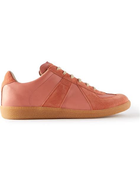 margiella replica shoes pink france|maison margiela leather sneakers.